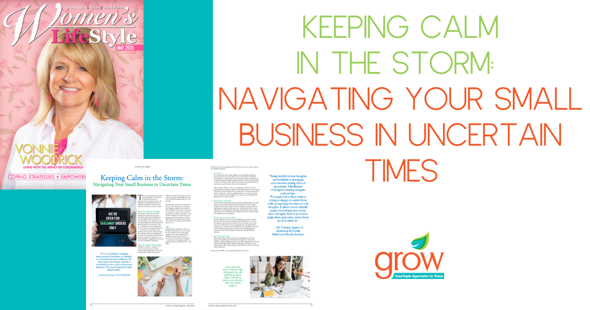 Read more about the article Keeping Calm in the Storm: Navigating Your Small Business in Uncertain Times